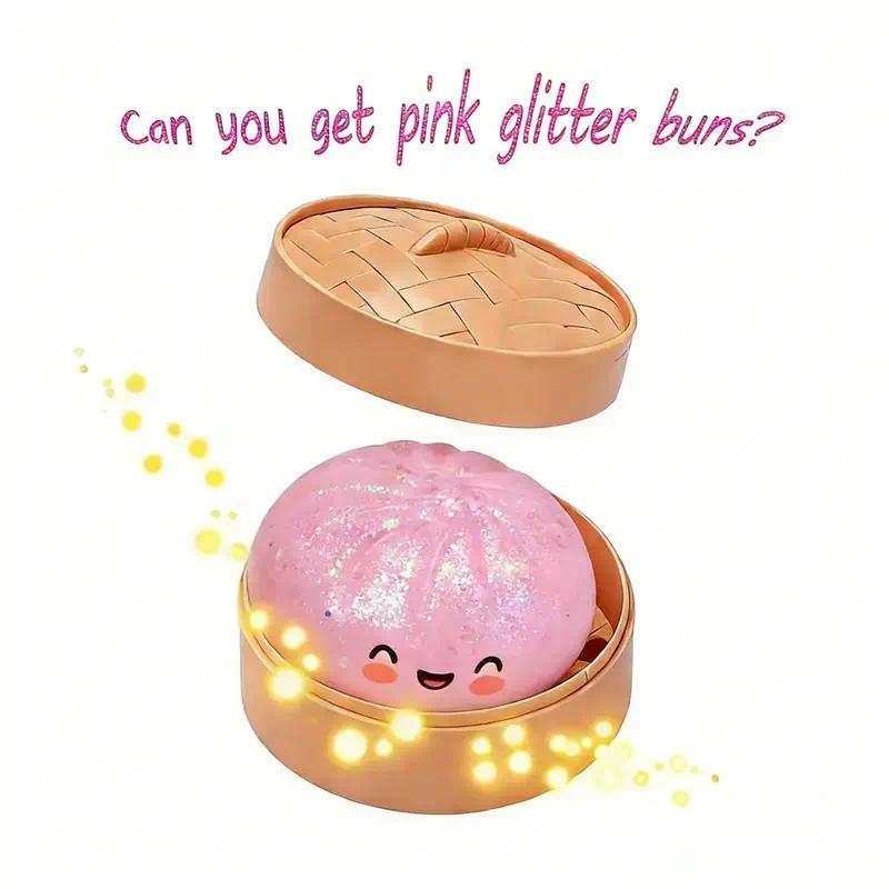 Big Dumpling Squishy Blind Box Glitter