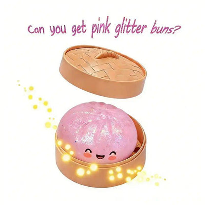 Big Dumpling Squishy Blind Box Glitter