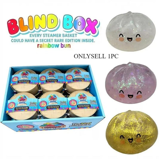 Big Dumpling Squishy Blind Box Glitter