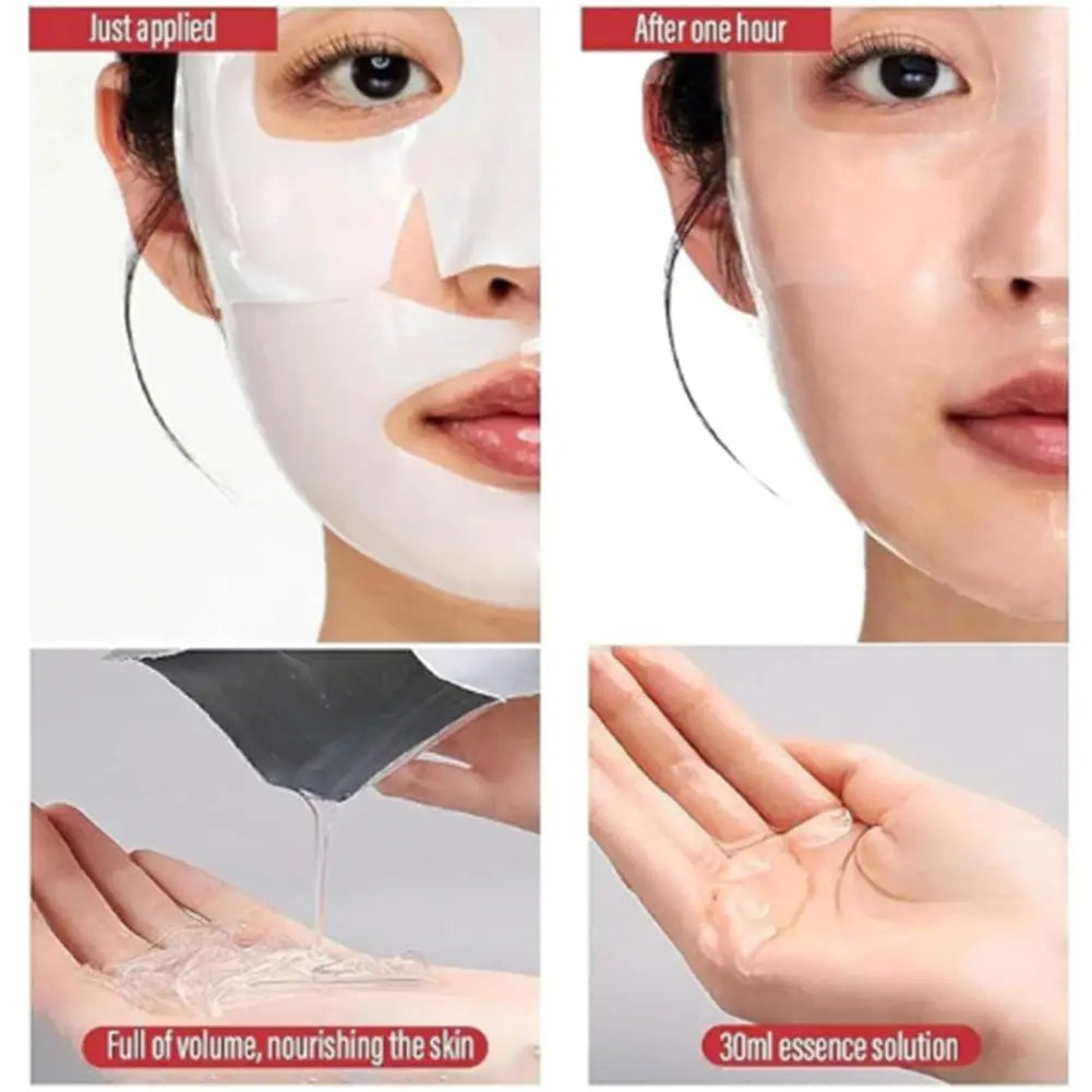 Quasi-biological Collagen Anti Wrinkle Overnight Hydrogel Mask Pore Minimizing Elasticity Improvement Deep Hydration Korean Mask