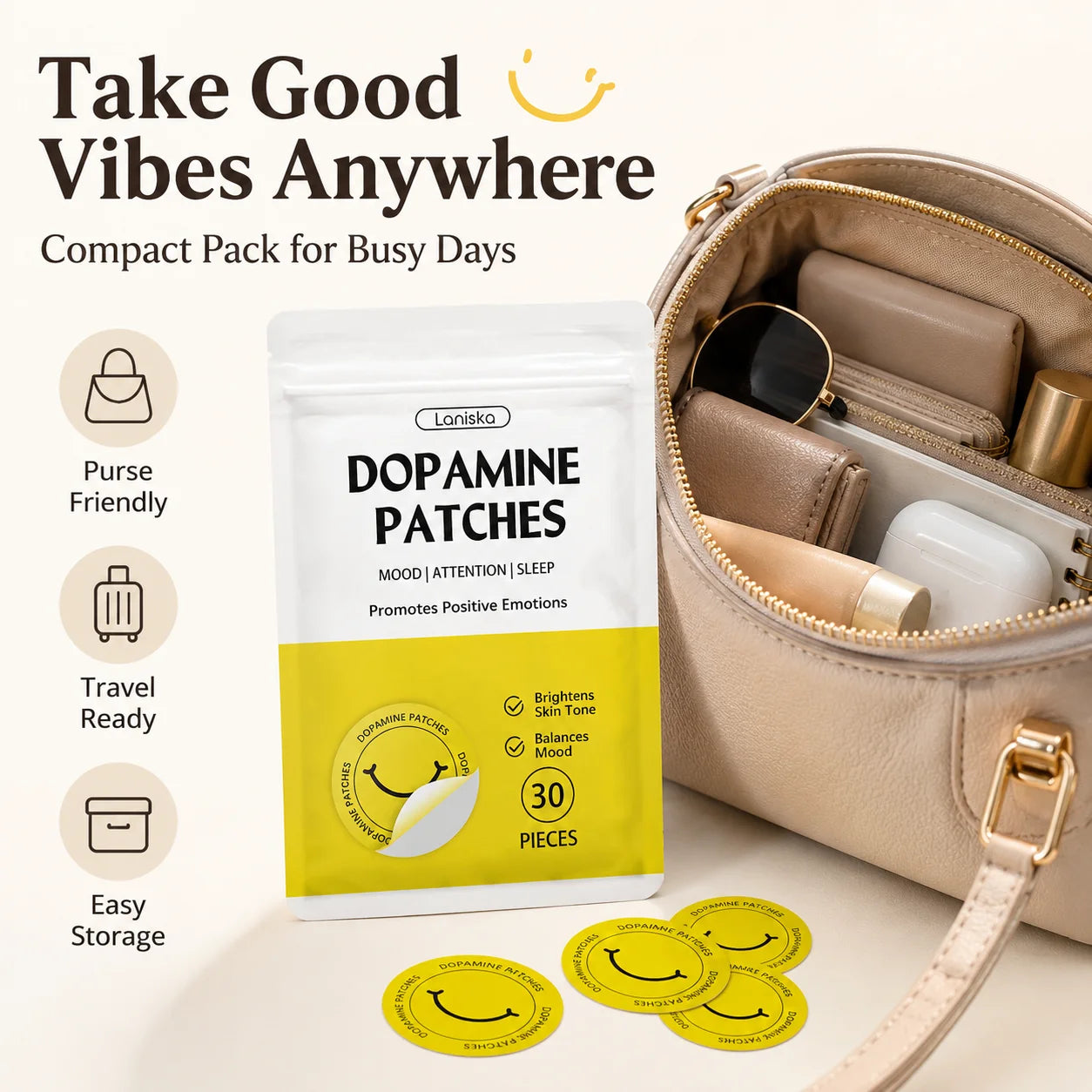 Natural Plant Extract Body Care Patches Moisturizing Firming Relaxing Beauty Stickers for Daily Home Skincare