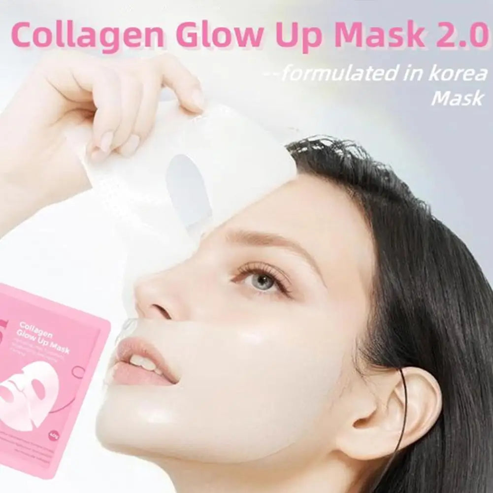 Quasi-biological Collagen Anti Wrinkle Overnight Hydrogel Mask Pore Minimizing Elasticity Improvement Deep Hydration Korean Mask