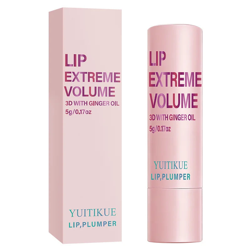 YUITIKUE Lip Plumper | 3D Extreme Volume Lip Care With Ginger Oil | For Fuller Plump Lips & Hydrated Moisture 5g