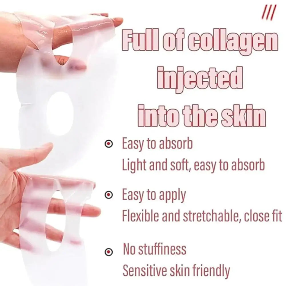 Quasi-biological Collagen Anti Wrinkle Overnight Hydrogel Mask Pore Minimizing Elasticity Improvement Deep Hydration Korean Mask