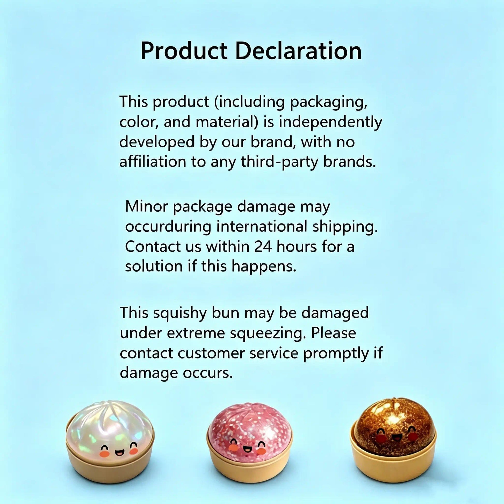 Big Dumpling Squishy Blind Box Glitter