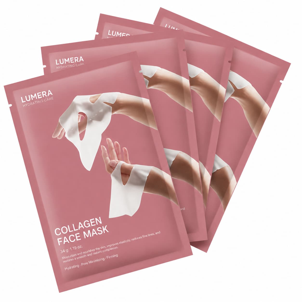 Quasi-biological Collagen Anti Wrinkle Overnight Hydrogel Mask Pore Minimizing Elasticity Improvement Deep Hydration Korean Mask