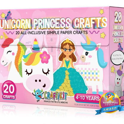Craftikit — Tema Princesas e Unicórnios
