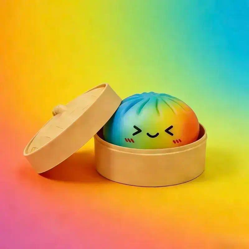 Big Dumpling Squishy Blind Box Glitter